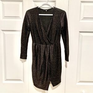 DYNAMITE Shiny Black Dress